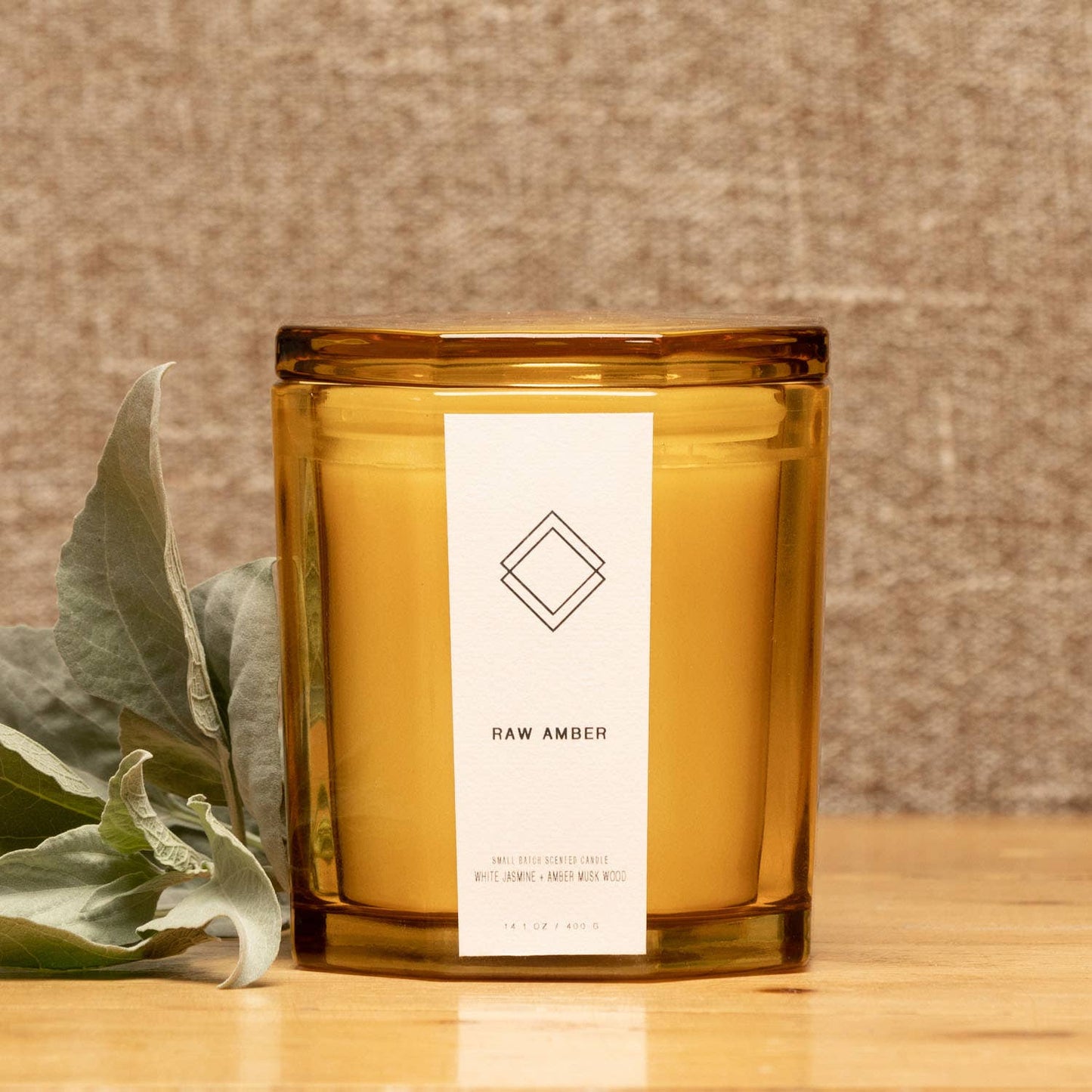 14 oz Raw Amber Candle