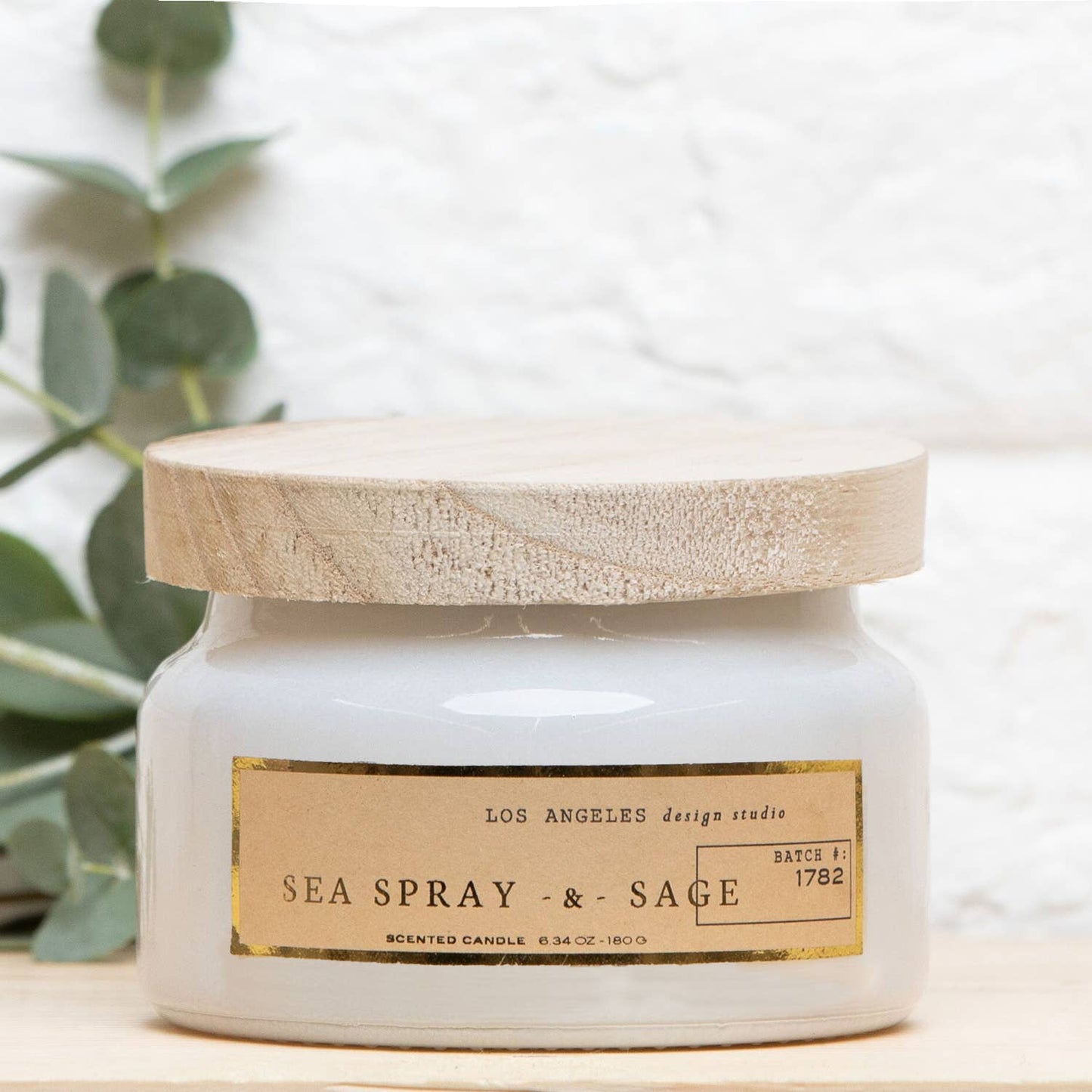 Sea Spray & Sage Scented Candle